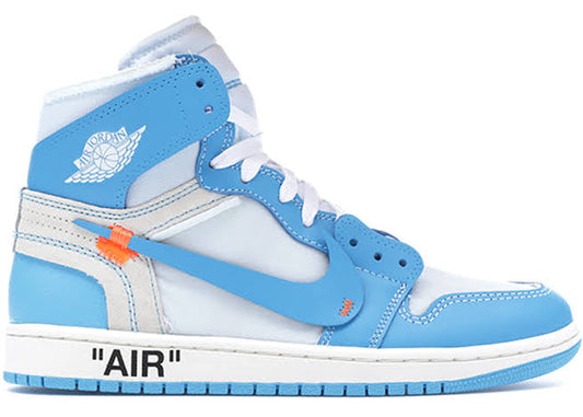 Jordan 1 Retro High Off-White University Blue - Volt Kickz