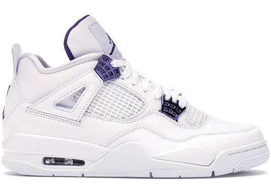 Jordan 4 Retro Metallic Purple - Volt Kickz