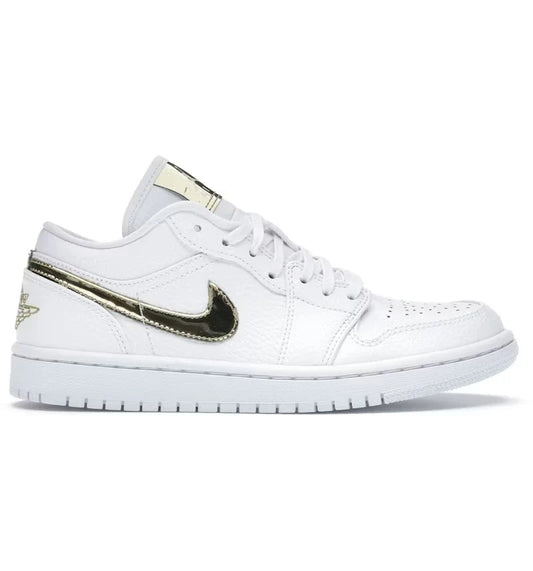 Air Jordan 1 Low White Metallic Gold - Volt Kickz