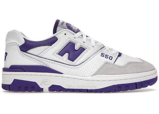 New Balance 550 Purple White - Volt Kickz