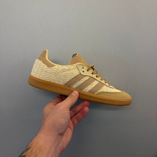 Adidas Samba OG Crochet Pack Sand Strata Beige (Pronta Entrega) - Volt Kickz