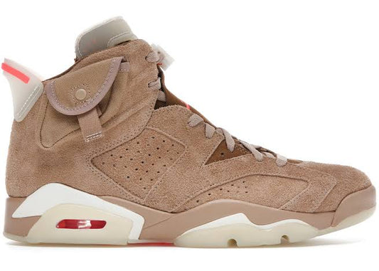 Jordan 6 Retro Travis Scott British Khaki - Volt Kickz