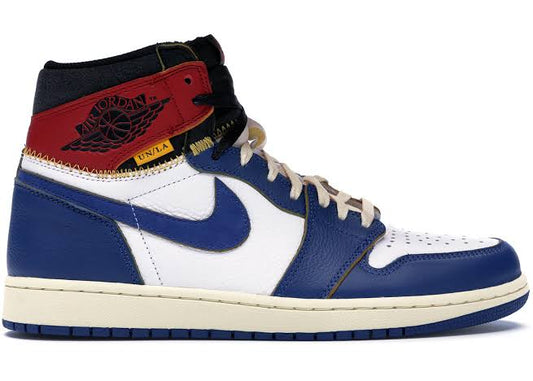 Jordan 1 Retro High Union Los Angeles Blue Toe - Volt Kickz