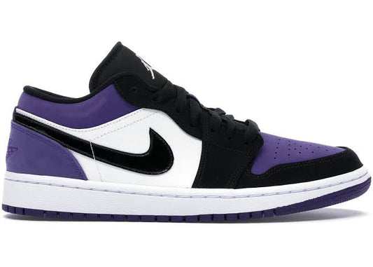 Jordan 1 Low Court Purple - Volt Kickz