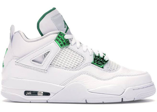 Jordan 4 Retro Metallic Green - Volt Kickz