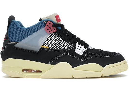 Jordan 4 Retro Union Off Noir - Volt Kickz