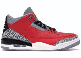 Jordan 3 Retro Unite Fire Red - Volt Kickz
