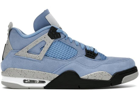 Jordan 4 Retro University Blue - Volt Kickz