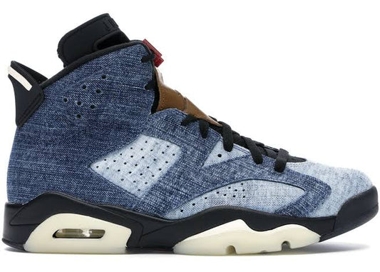 Jordan 6 Retro Washed Denim - Volt Kickz