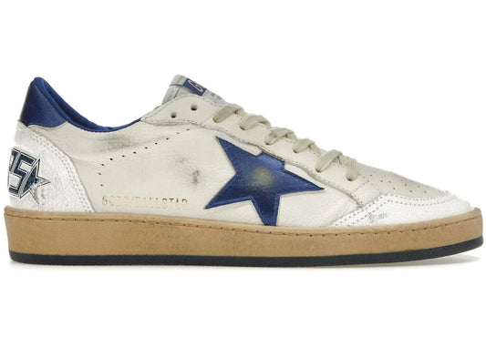 Golden Goose Ball-Star Low White Bluette - Volt Kickz