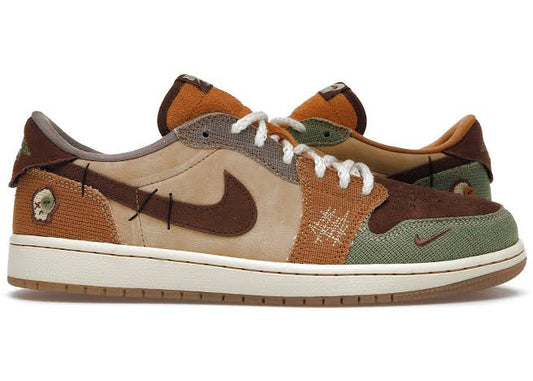 Jordan 1 Low Retro Low OG Zion Williamson Voodoo - Volt Kickz