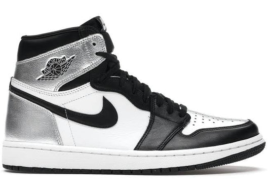 Jordan 1 Retro High Silver Toe - Volt Kickz
