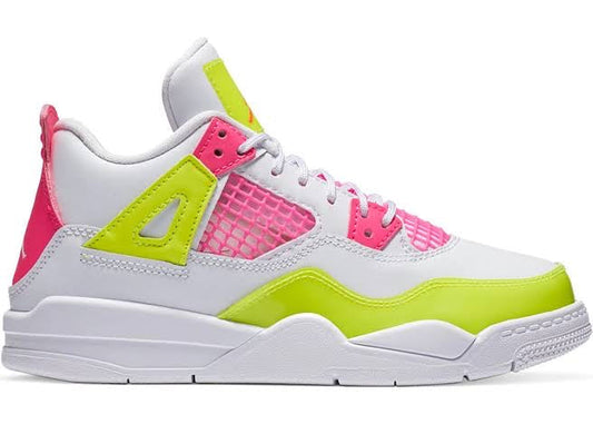 Jordan 4 Retro White Lemon Pink - Volt Kickz