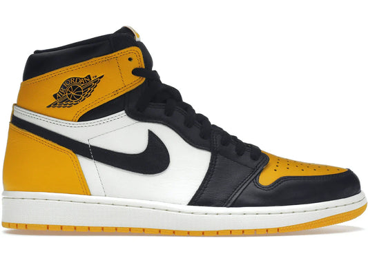 Jordan 1 Retro High Taxi Yellow Toe - Volt Kickz