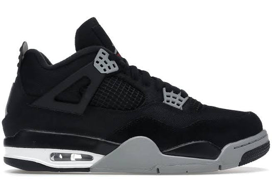 Jordan 4 Retro SE Black Canvas - Volt Kickz