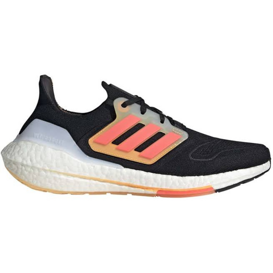 Adidas Ultraboost 22 Black Turbo Flash Orange - Volt Kickz