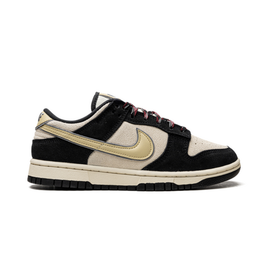 Nike Dunk Low LX Black Suede Team Gold - Volt Kickz