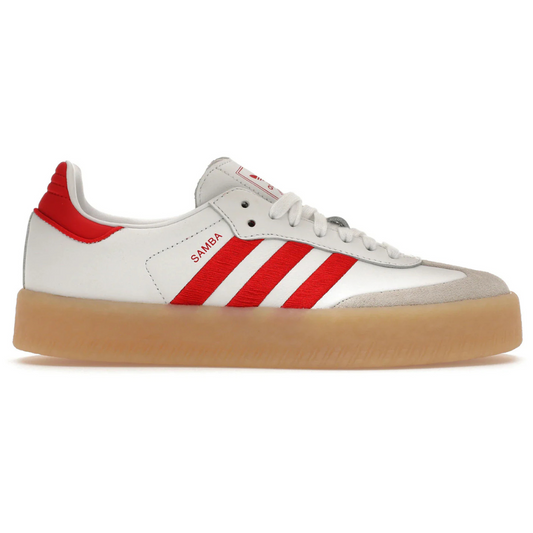 Adidas Sambae White Better Scarlet Gum - Volt Kickz