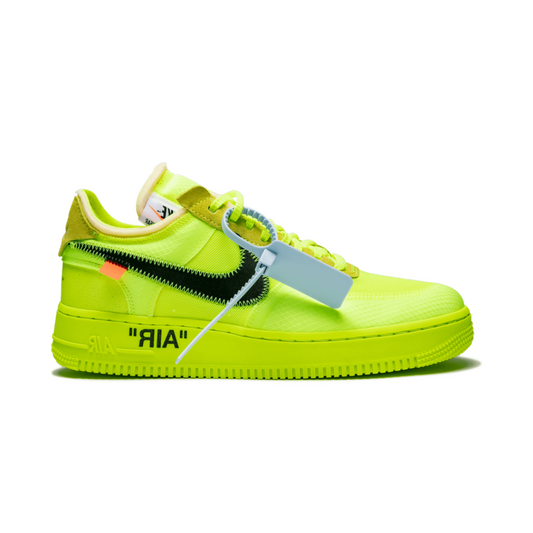 Nike Air force 1 Low Off White Volt - Volt Kickz
