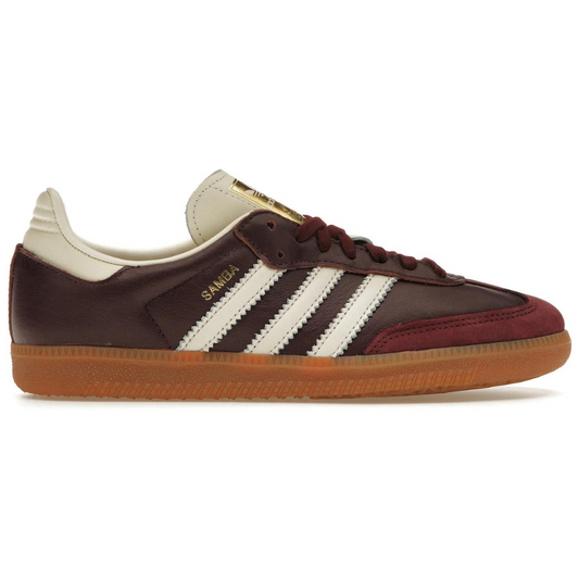 Adidas Samba OG Maroon Gold Metallic - Volt Kickz