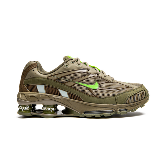 Supreme x Nike Shox Ride 2 Neutral Olive - Volt Kickz