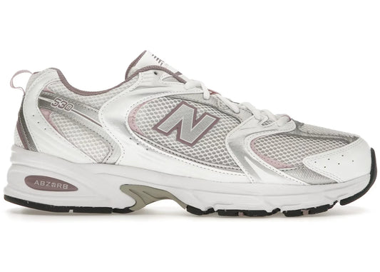 New Balance 530 White Silver Metalic Ice Wine - Volt Kickz