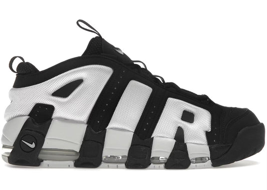 Nike Air More Uptempo Low Black Photon Dust - Volt Kickz