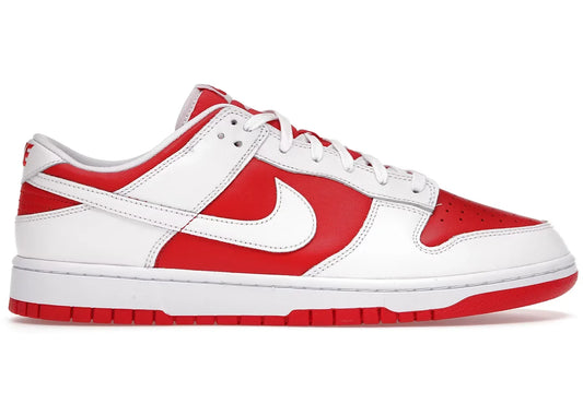 Trainers Nike Dunk Low Championship Red - Volt Kickz