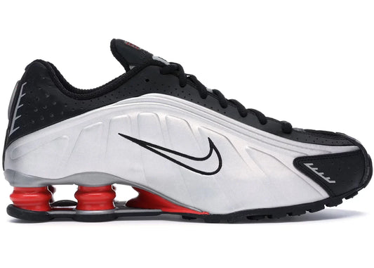 Nike Shox R4 Black Metallic Silver - Volt Kickz