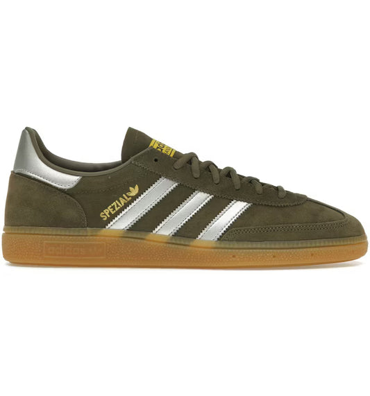 Trainers Adidas Handball Spezial Olive Strata Cream White - Volt Kickz