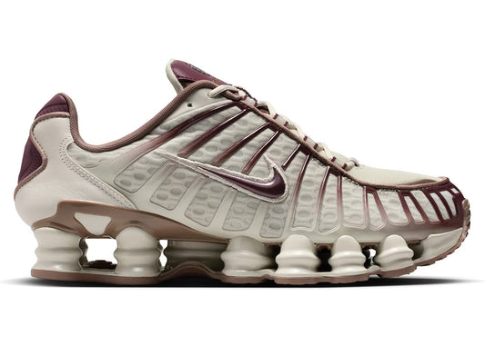 Trainers Nike Shox TL Light Bone Burgundy Crush - Volt Kickz