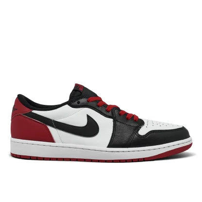 Jordan 1 Retro Low OG Black Toe - Volt Kickz