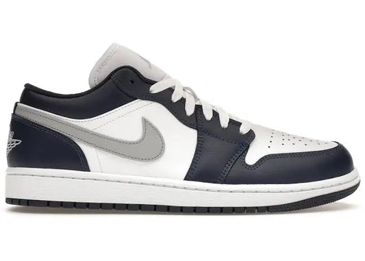 Jordan 1 Low Wolf Grey Midnight Navy - Volt Kickz