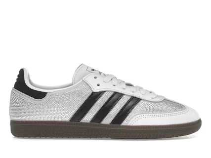 Adidas Samba OG Rhinestone Crystal White Silver - Volt Kickz